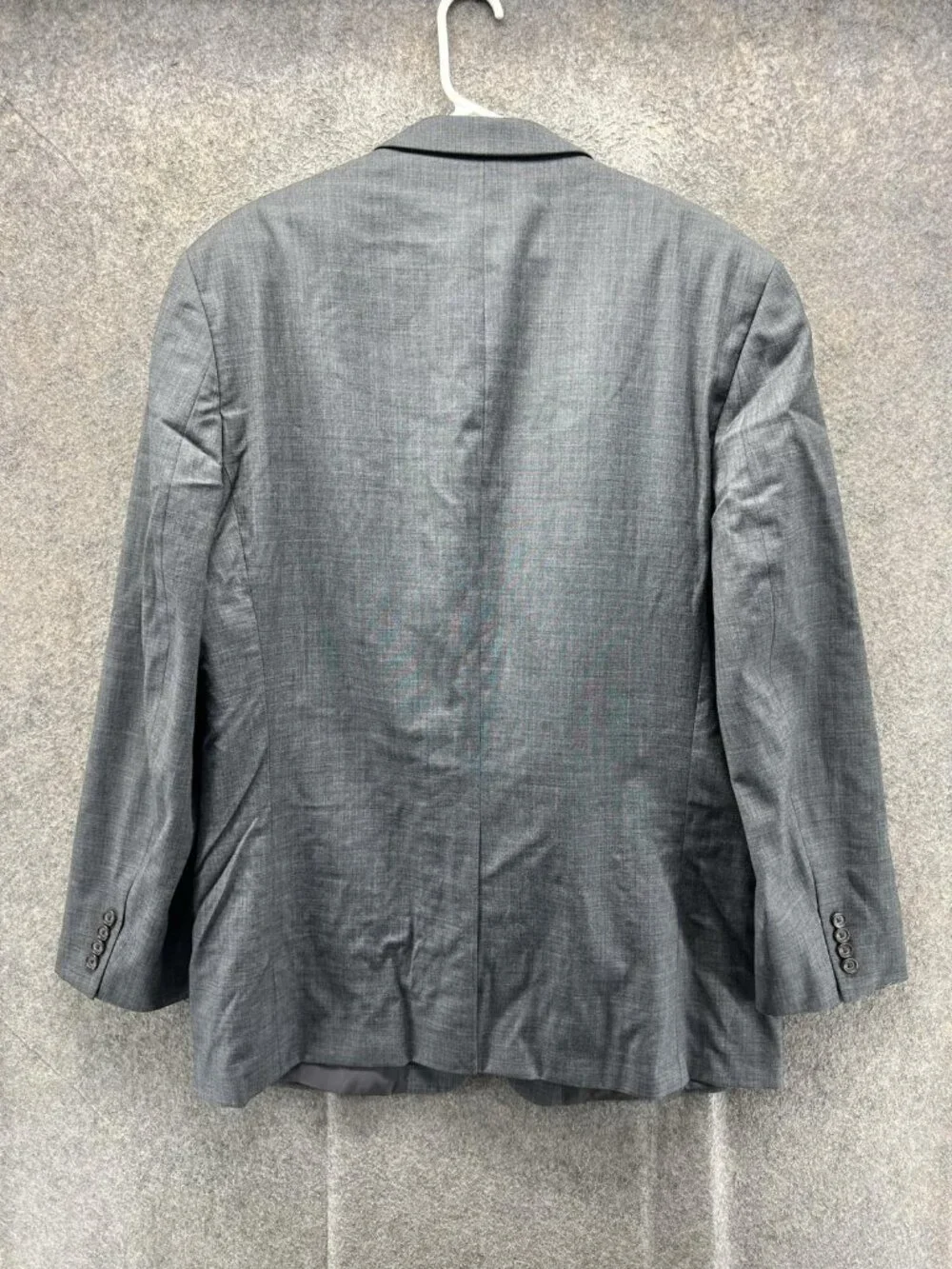 Lauren Ralph Lauren Blazer Mens 46L Gray Sport Coat Jacket Two Button Business